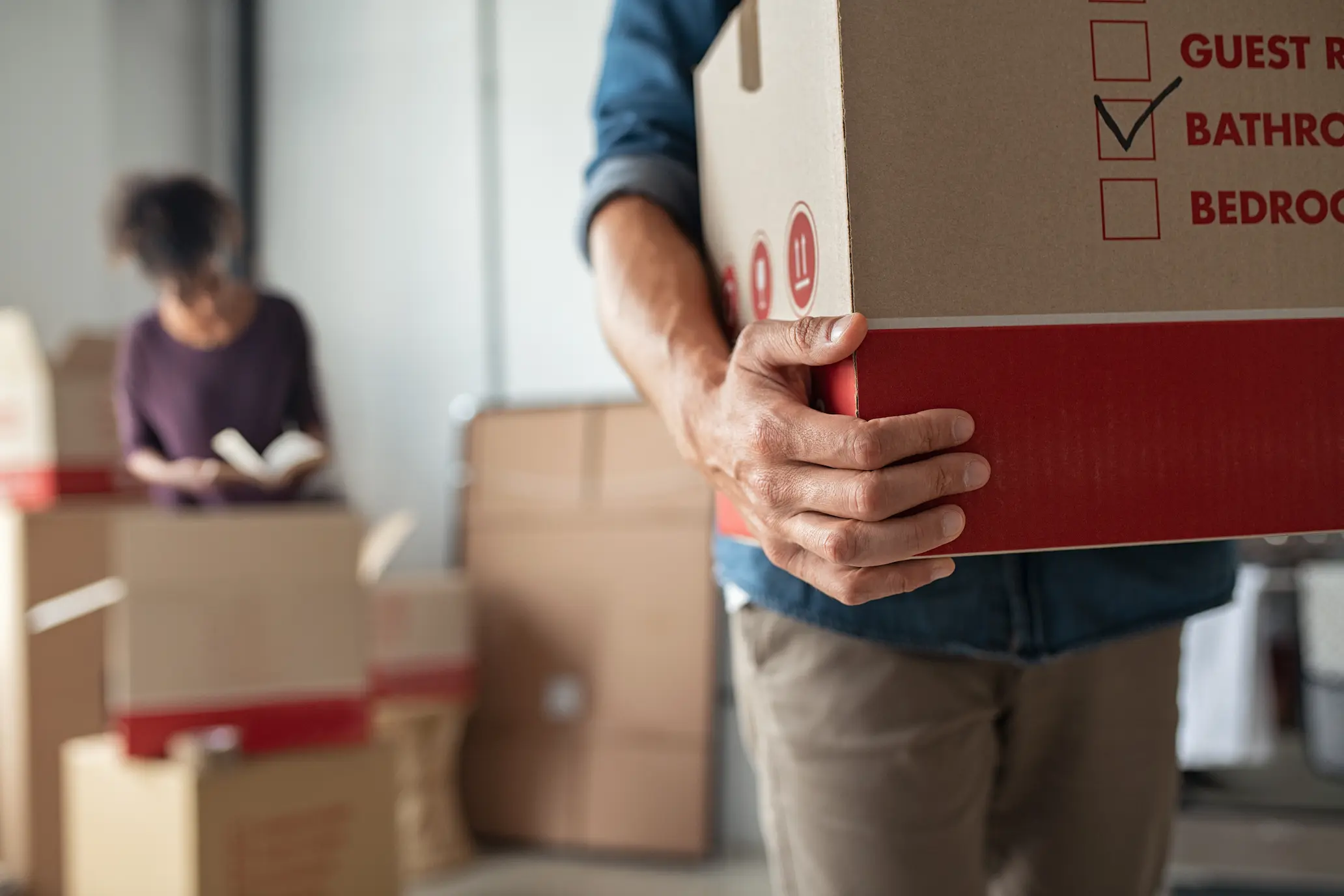 trucs preparer boites demenagement organiser boites de carton