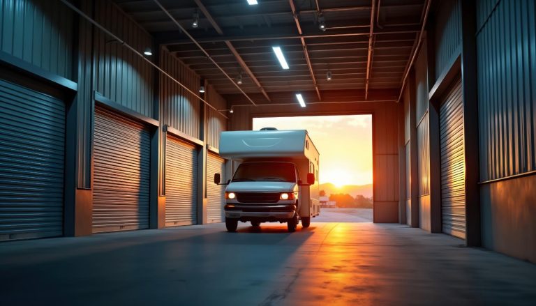 entreposage remisage rv roulotte
