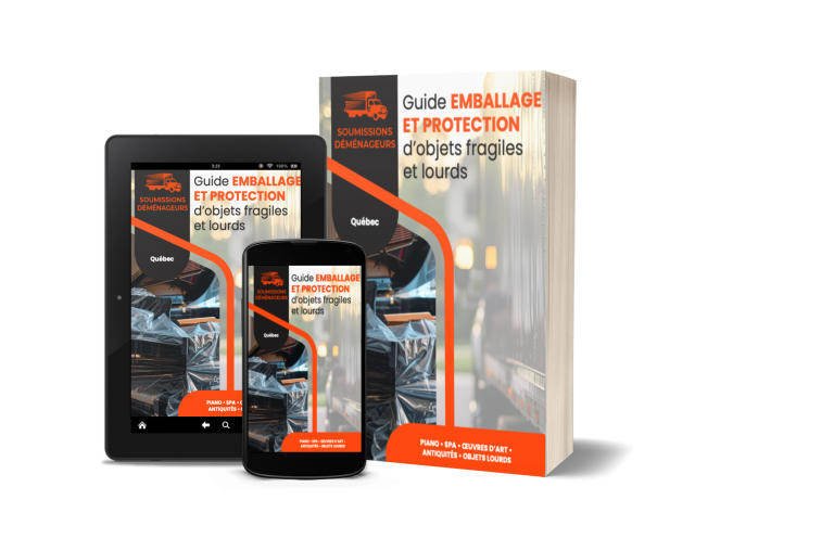 page couverture guide emballage protection objets lourds fragiles